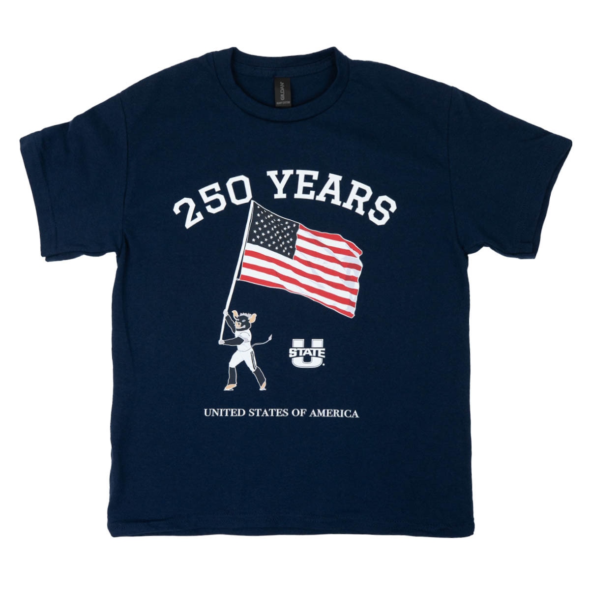 2026 Youth U-State Patriotic Big Blue T-Shirt